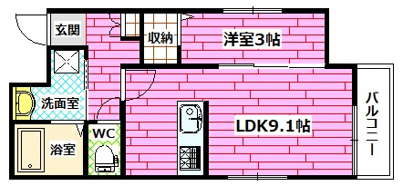 セブンプロート船越南の間取り