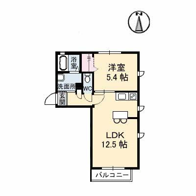 【間取り】 | ラ・パルテール大元駅前