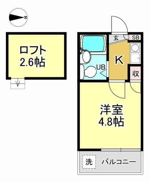 ソリテア綱島の間取り