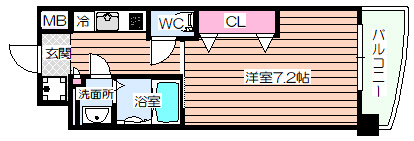 【間取り】 | ラグゼ弁天町