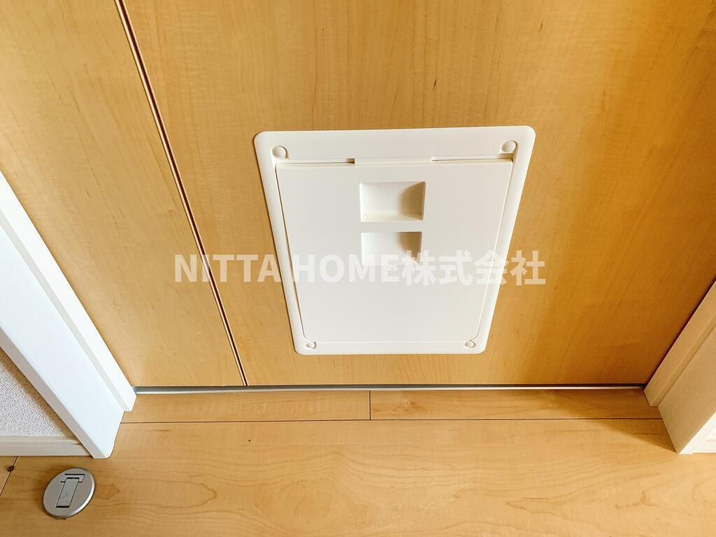 プルメリアＦの設備|ペット用設備もついていて便利◇