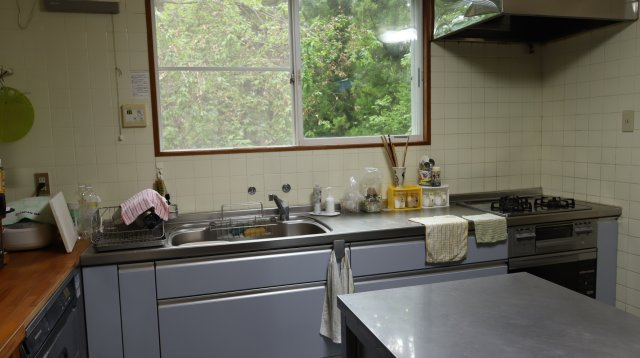 平　中綱湖別荘のキッチン