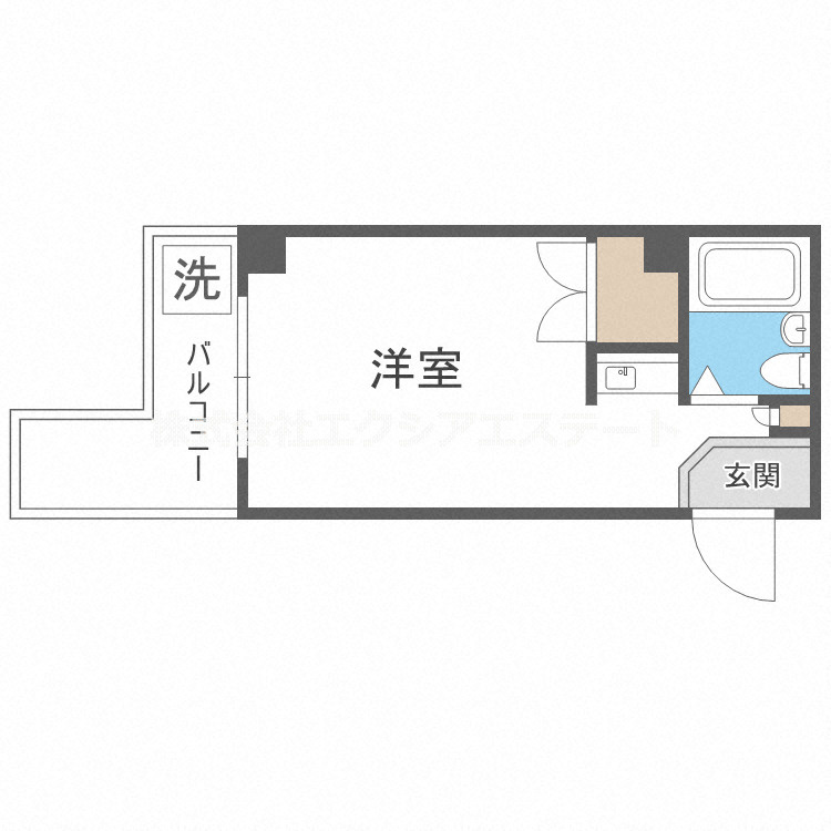 メゾン真法院の間取り