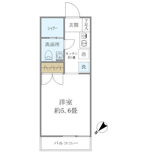 Nフローラ明大前の間取り