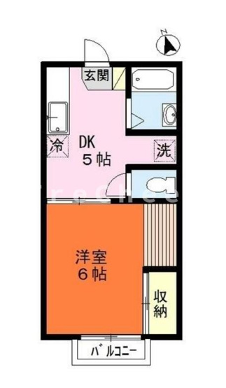 【間取り】 | コーポガーネット
