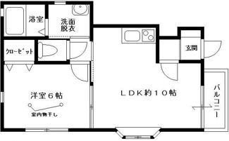 【間取り】 | 深川Ｋハイツ | 間取りです。