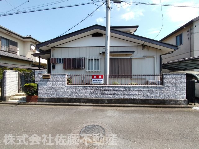 『吹上駅』南口18分・約55坪、閑静な住宅街の整形地の外観|2026年8月24日 13:00頃撮影。外観写真です。真ん中の電柱は建物解体後に敷地内に移設予定です。