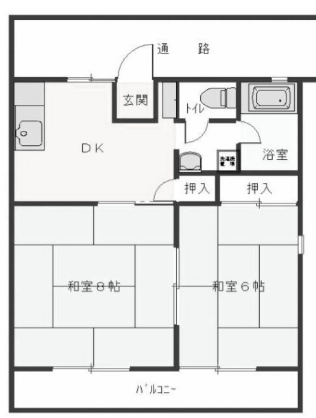 菊池郡大津町大字大津のアパートの間取り