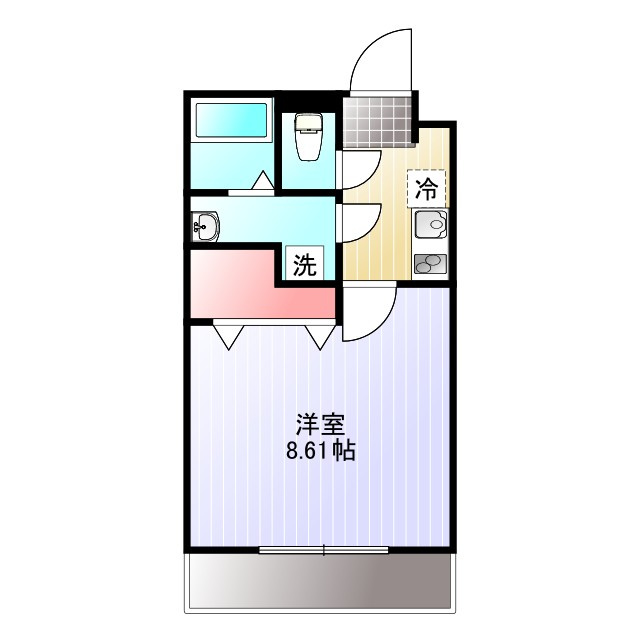 小金井市本町５丁目のアパートの間取り