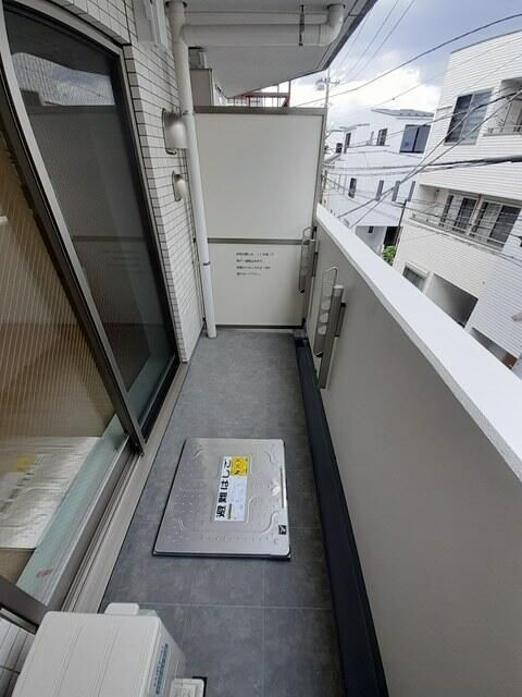 グレイン　町屋のバルコニー