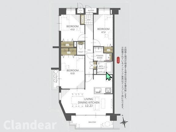 ワコーレ松戸の間取り|ドキドキの新生活も、安心してスタート。ぴったりの住まいを見つけませんか？クランディアが一緒に住まい選びをサポートします‼　まずは、お気軽にお問合せください　＃クランディア