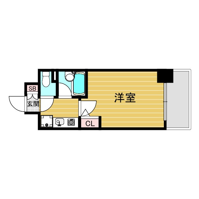 エスリード新大阪第7の間取り