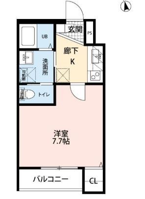 KISBIG市川の間取り