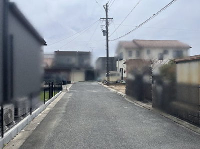 【前面道路含む現地写真】 | 豊橋市上野町字上原土地