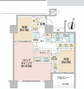 【間取り】 | シティタワー大井町