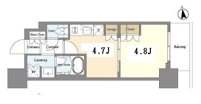 LIVIO MAISON浅草雷門の間取り