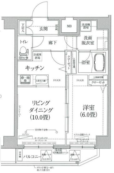 ティモーネ深川リーヴァの間取り