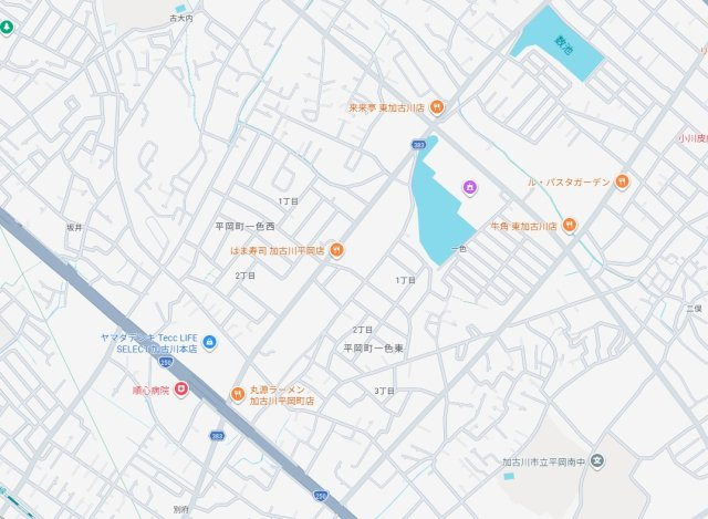 加古川市平岡町一色　第11期　新築一戸建ての地図