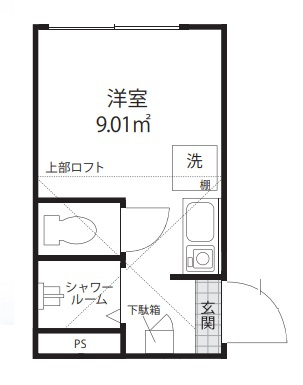 Studio　AnT　北千住の間取り