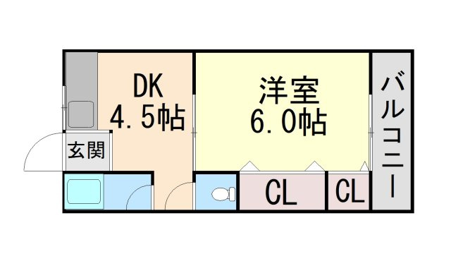 ハイツサンフラワーの間取り