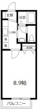 アクシズA棟の間取り