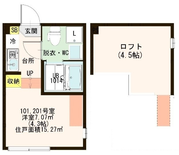 Adobe Edogawaの間取り