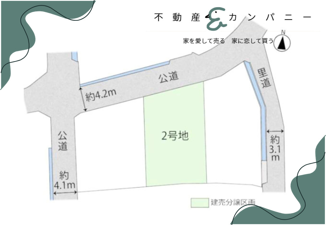 ＦｅlidiaＧarden伊予市上吾川の区画図