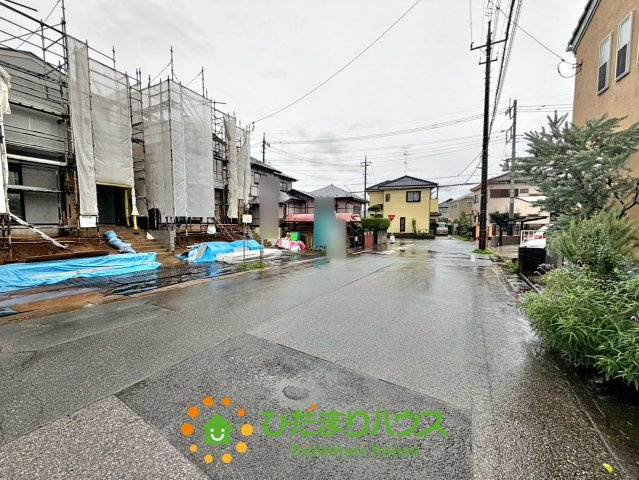 蓮田市馬込1期　新築一戸建て　01　クラフトピットの前面道路含む現地写真|2026/08/31　撮影