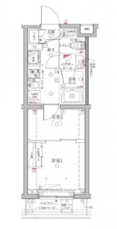 【間取り】 | クレイシア西馬込 | 間取りです。