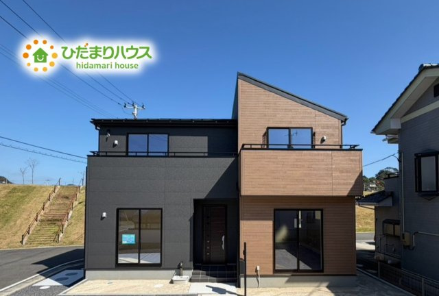 いわき市久之浜町第5　新築戸建の前面道路含む現地写真|角地につき日当たり・風通し良好です☆