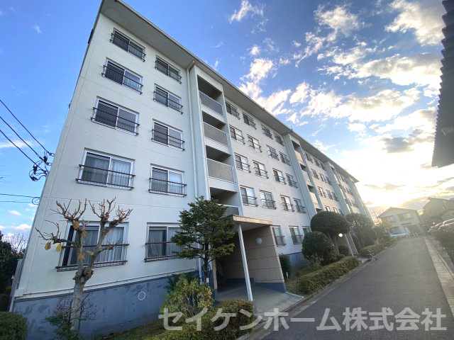 相模大野田園ハイツ３号棟の外観|閑静な住宅街で住環境良好です。