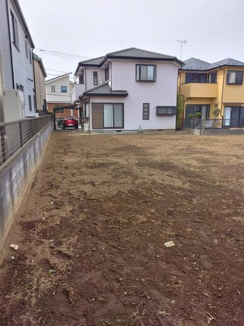 柏市柏の売地の外観