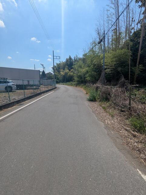 柏市大青田の売地の外観