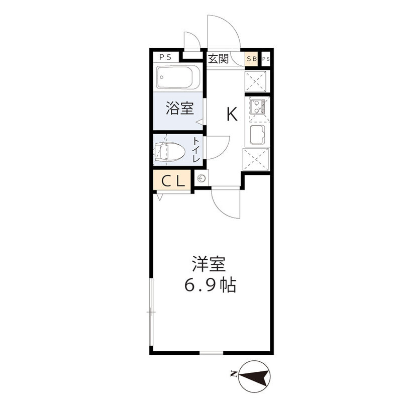 ティーグル赤羽の間取り