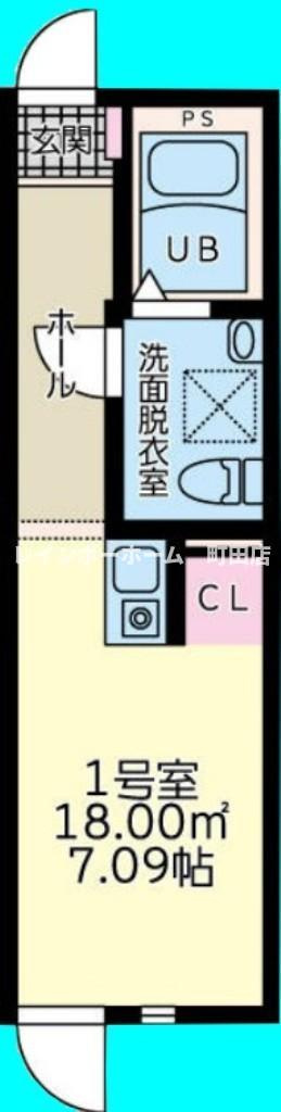 RDワン※初期費用分割後払いサービス利用可能物件の間取り