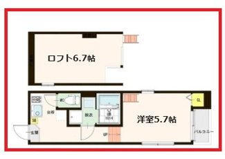 【間取り】 | リンクス五反野