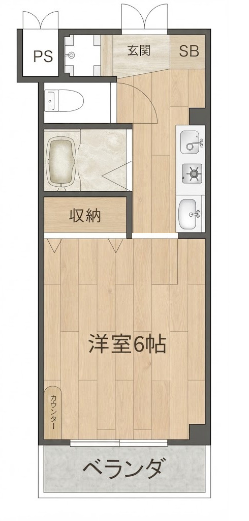 フェアリーズコート日々樹の間取り
