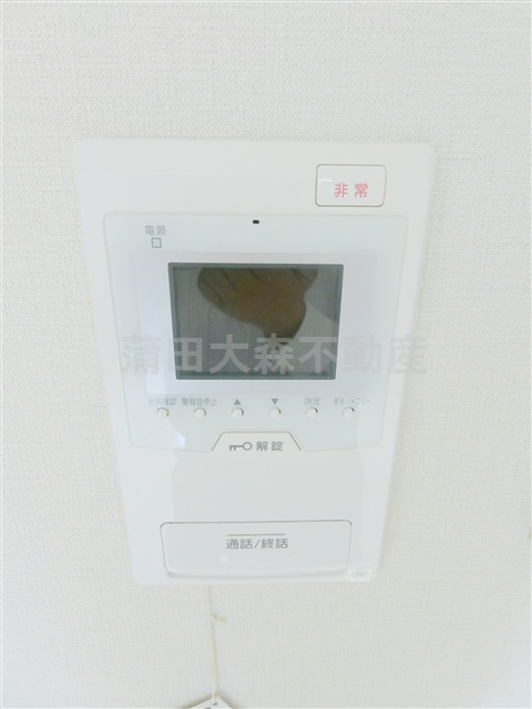 コンシェリア蒲田の設備|TVモニター付オートロック　インタ―ホン