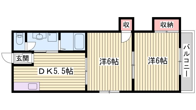 プレザントルームの間取り