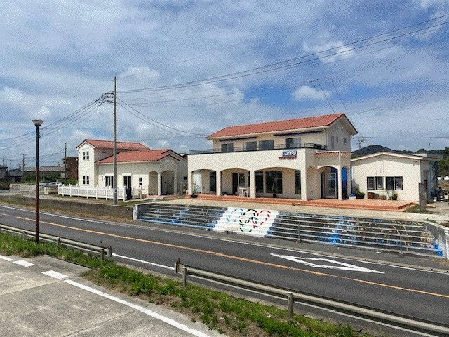 旭市横根　店舗付き戸建の外観