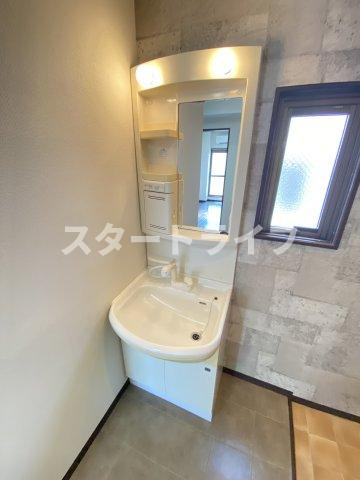 大阪市東淀川区柴島２丁目の賃貸マンションの洗面所