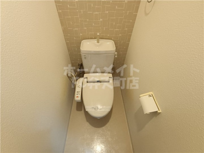 【トイレ】 | Wings弁天 | 清潔感のあるトイレです