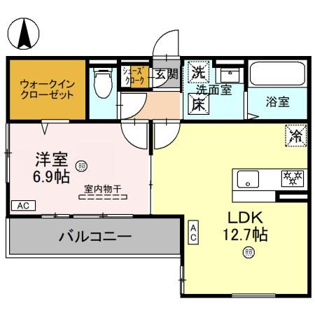 porte bonheurポルトボヌールの間取り