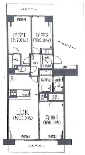 エステ・スクエア本厚木１番館の間取り