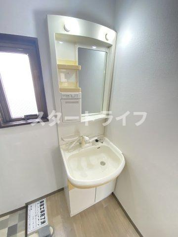 大阪市東淀川区柴島２丁目の賃貸マンションの洗面所