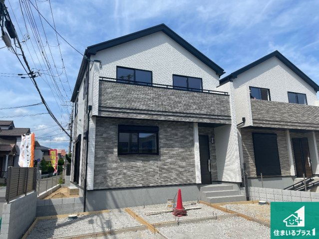 宝塚市末成町　新築一戸建ての外観|お客様に長く安心して住んでいだだける事にこだわった家づくり！住んでからのアフターサービスにもしっかりと取り組んでいます！