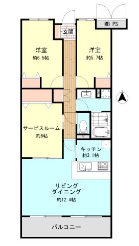 【間取り】 | ダイアパレス深谷