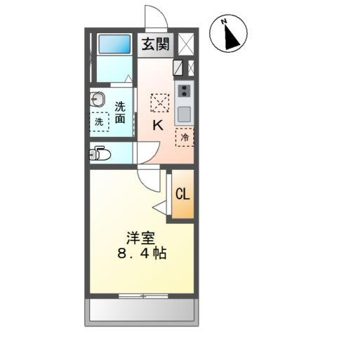 【間取り】 | フェルナⅡ