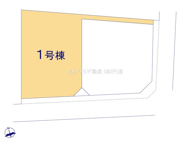 ブルーミングガーデン江松4丁目の区画図