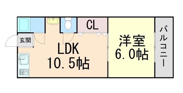 ハイツローレルの間取り